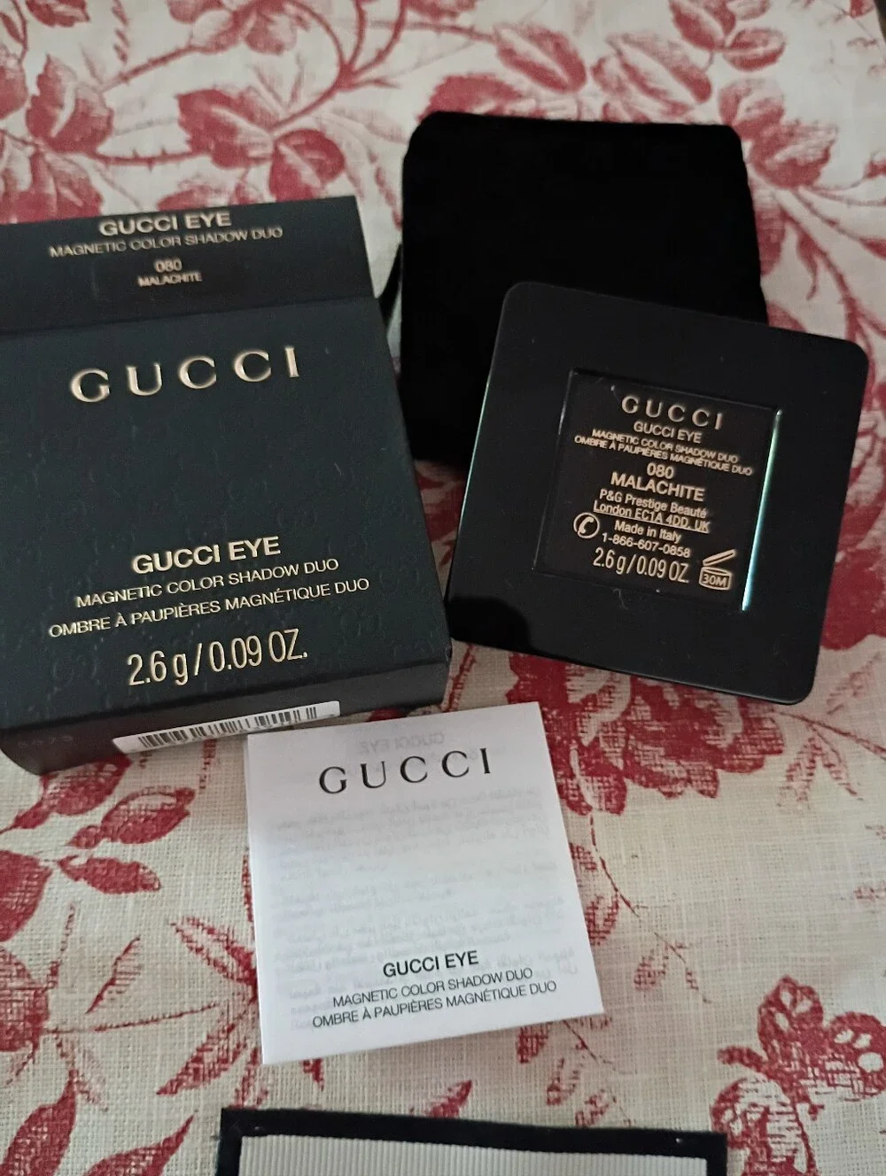 Gucci Eye Magnetic Color Shadow Duo — Green & Gray